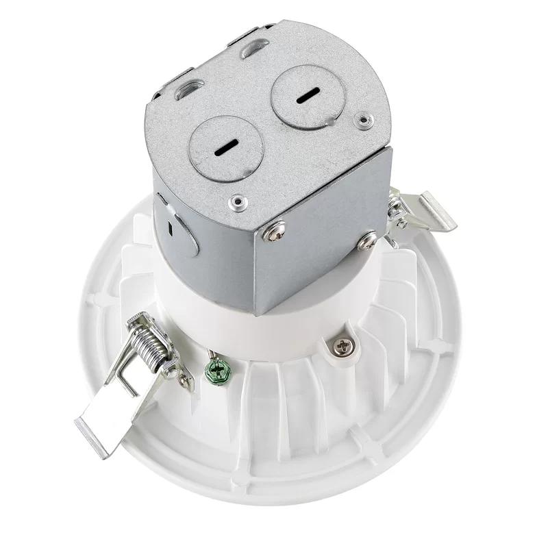 Dixson 4'' White Aluminum Dimmable LED Recessed Lighting Kit
