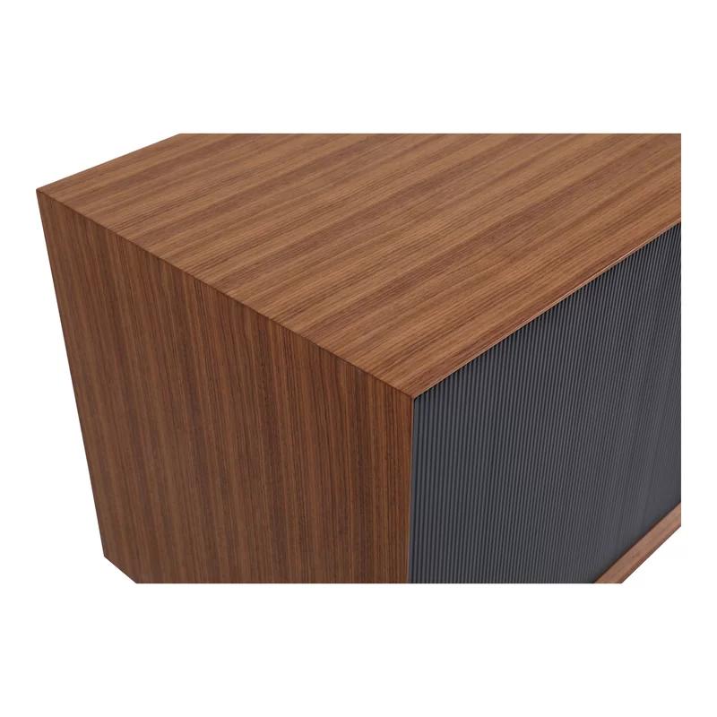 Heath 87'' Solid Oak and Mango Wood Contemporary Sideboard