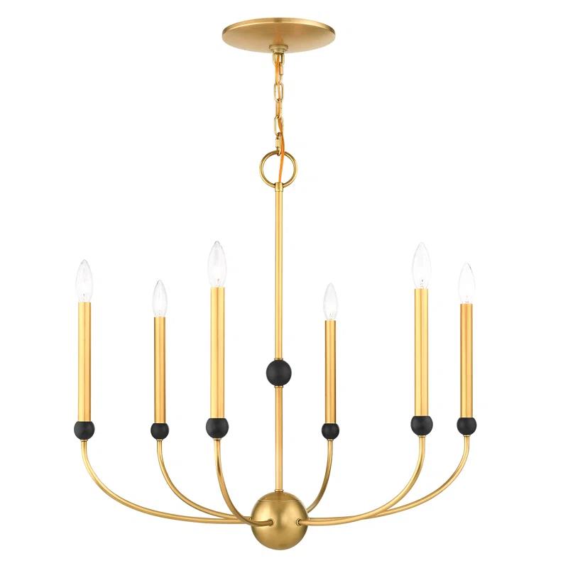6 - Light Dimmable Chandelier