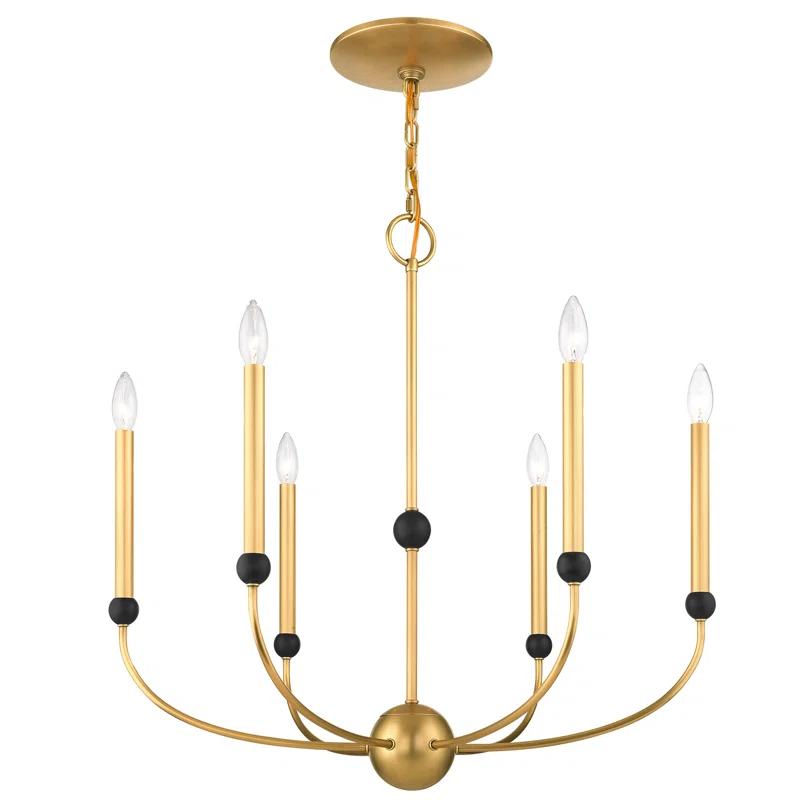 6 - Light Dimmable Chandelier