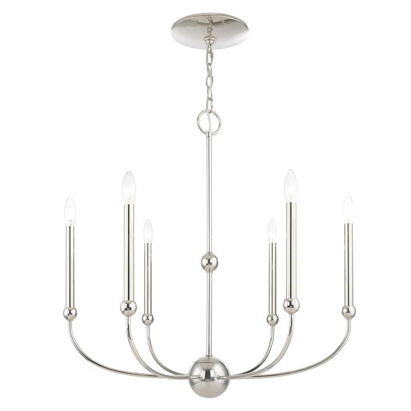 6 - Light Dimmable Chandelier