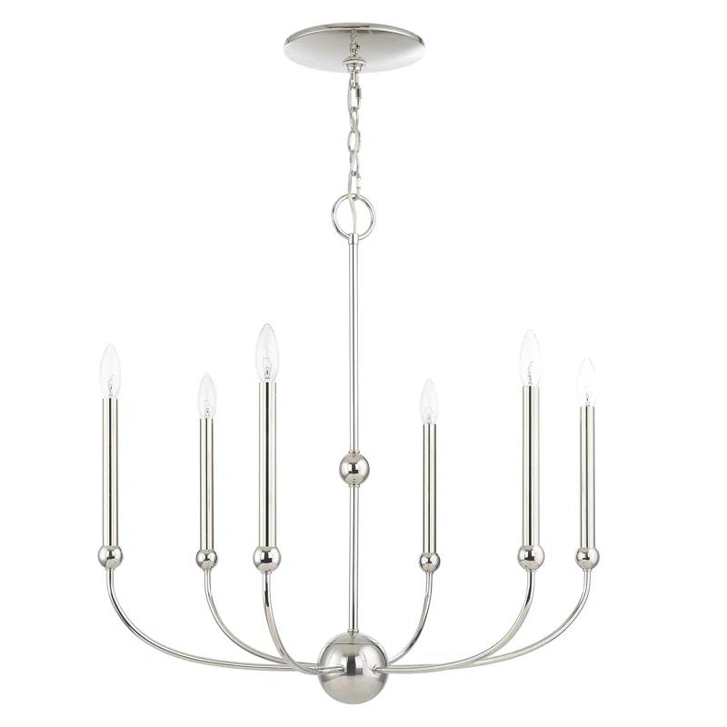 6 - Light Dimmable Chandelier