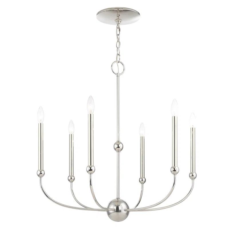6 - Light Dimmable Chandelier