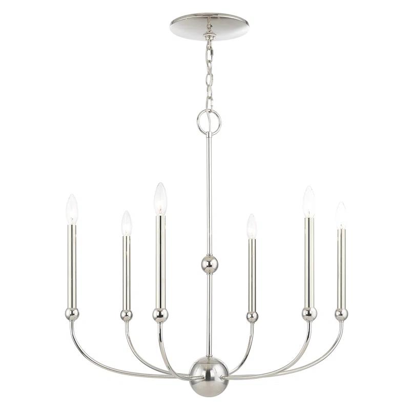 6 - Light Dimmable Chandelier