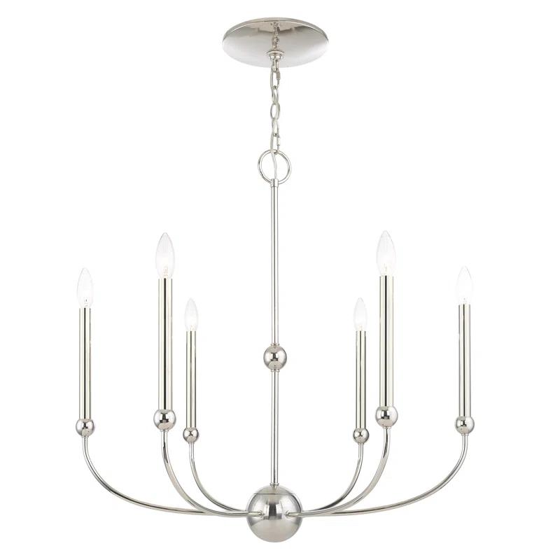 6 - Light Dimmable Chandelier