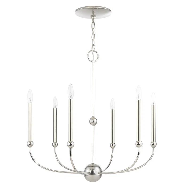 6 - Light Dimmable Chandelier