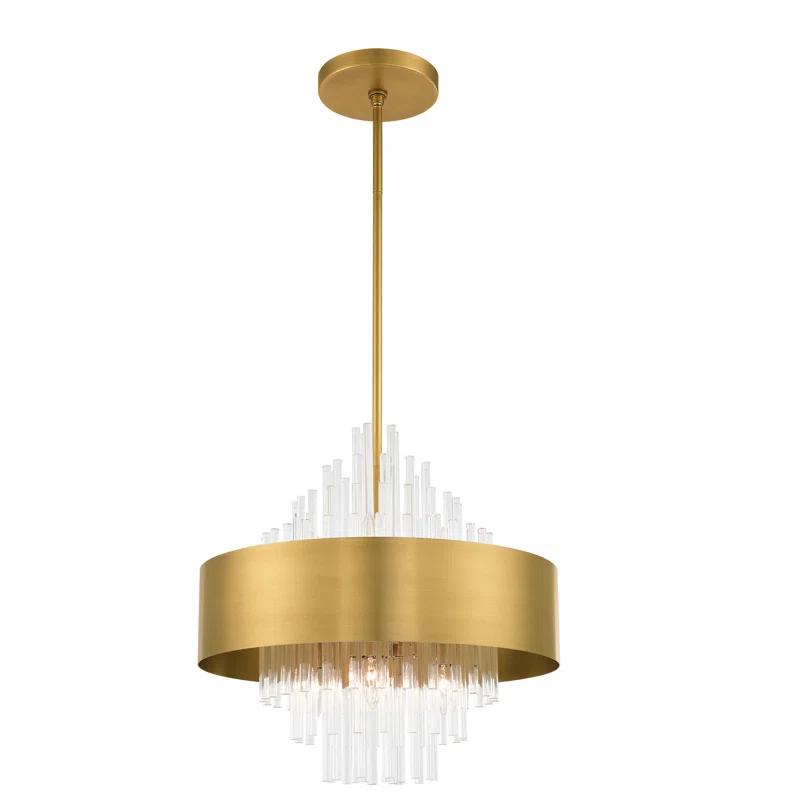 8 - Light Drum Chandelier
