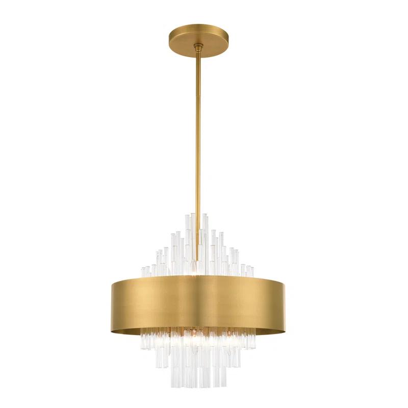 8 - Light Drum Chandelier