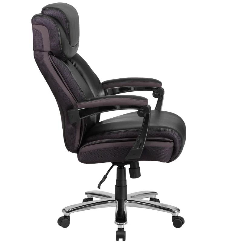 Flash Furniture Esmeralda Big & Tall LeatherSoft Ergonomic Office Chair with Headrest and Armrests by Flash Furniture