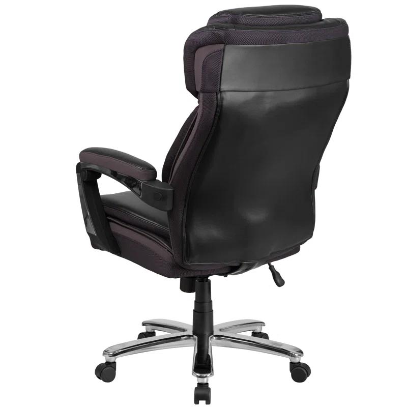 Flash Furniture Esmeralda Big & Tall LeatherSoft Ergonomic Office Chair with Headrest and Armrests by Flash Furniture