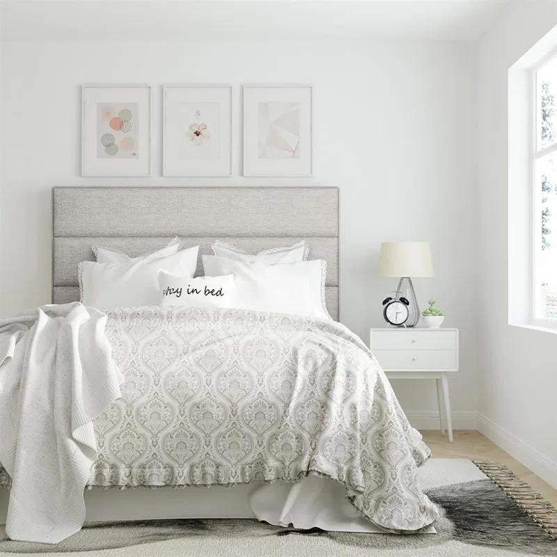 Elle Decor Stephanie Elle Decor Mid-Century Modern Nightstand with 2- Drawers for Storage