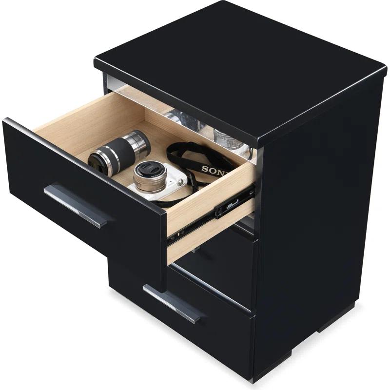 Finch Sloan Belmont 3-Drawer Nightstand