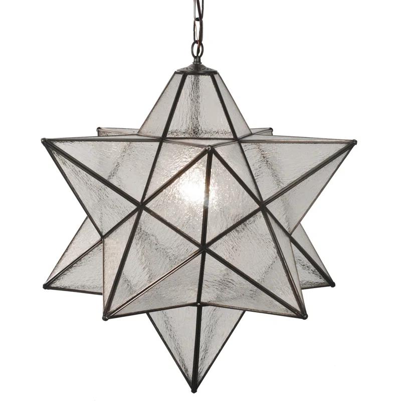 Meyda Tiffany & Stained Glass 1 - Light Antique Brass Single Pendant