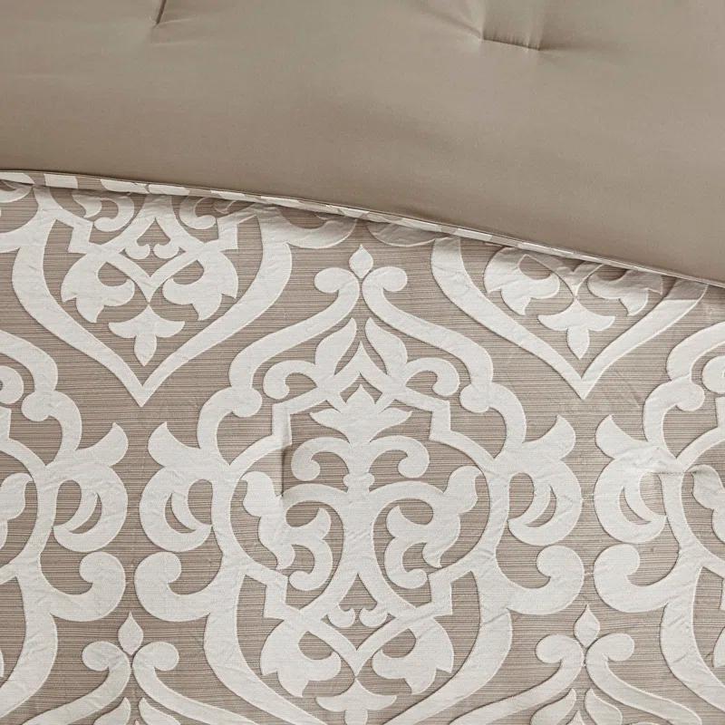Madison Park Odette Jacquard 8 Piece Comforter Set