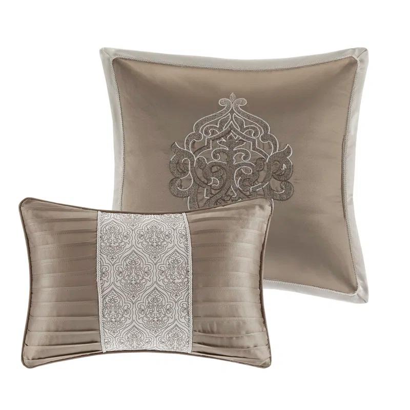 Madison Park Odette Jacquard 8 Piece Comforter Set
