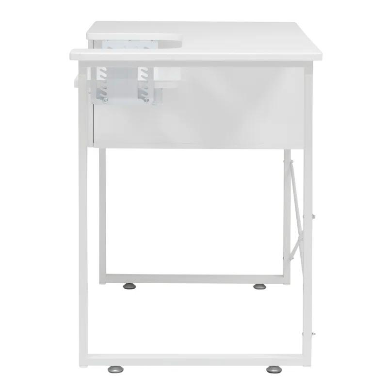 Sew Ready 47.25'' x 23.5'' Sewing Table with Sewing Machine Platform