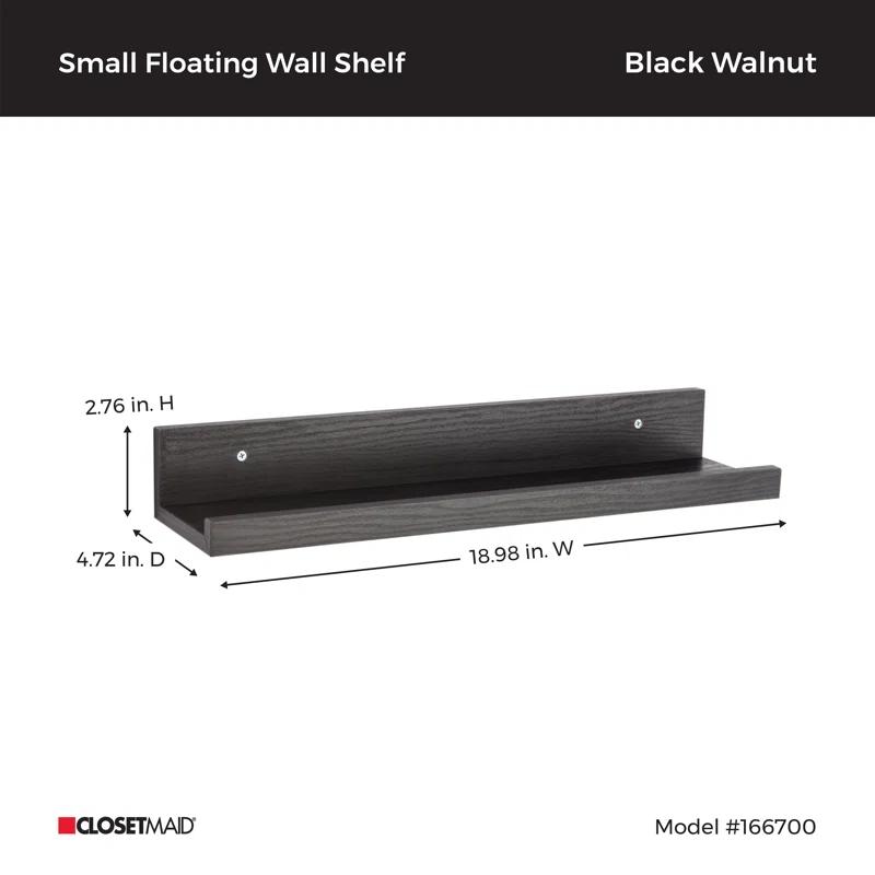ClosetMaid 19" Floating Ledge Wall Shelf