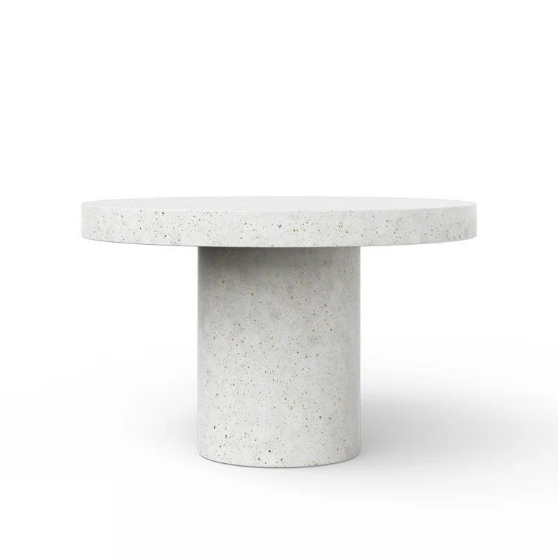Maraca Concrete Pedestal Dining Table
