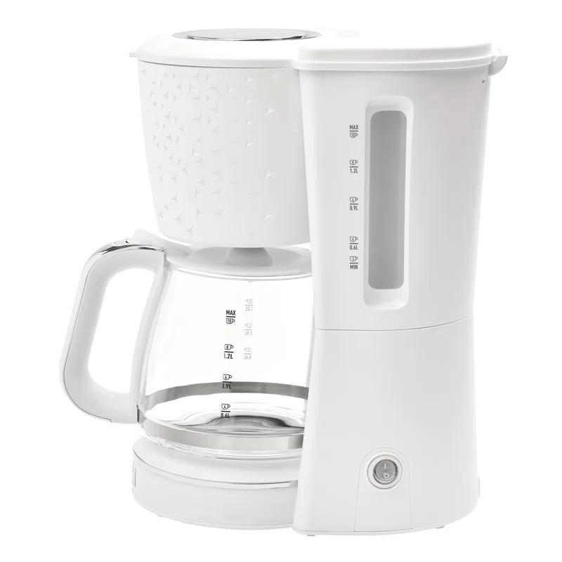HADEN Starbeck White Drip Coffee Maker