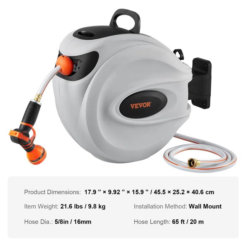VEVOR Metal Wall Hose Reel