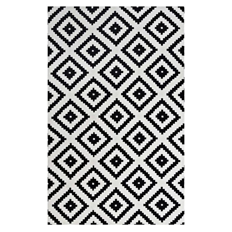 Modway Alika Abstract Diamond Trellis Area Rug