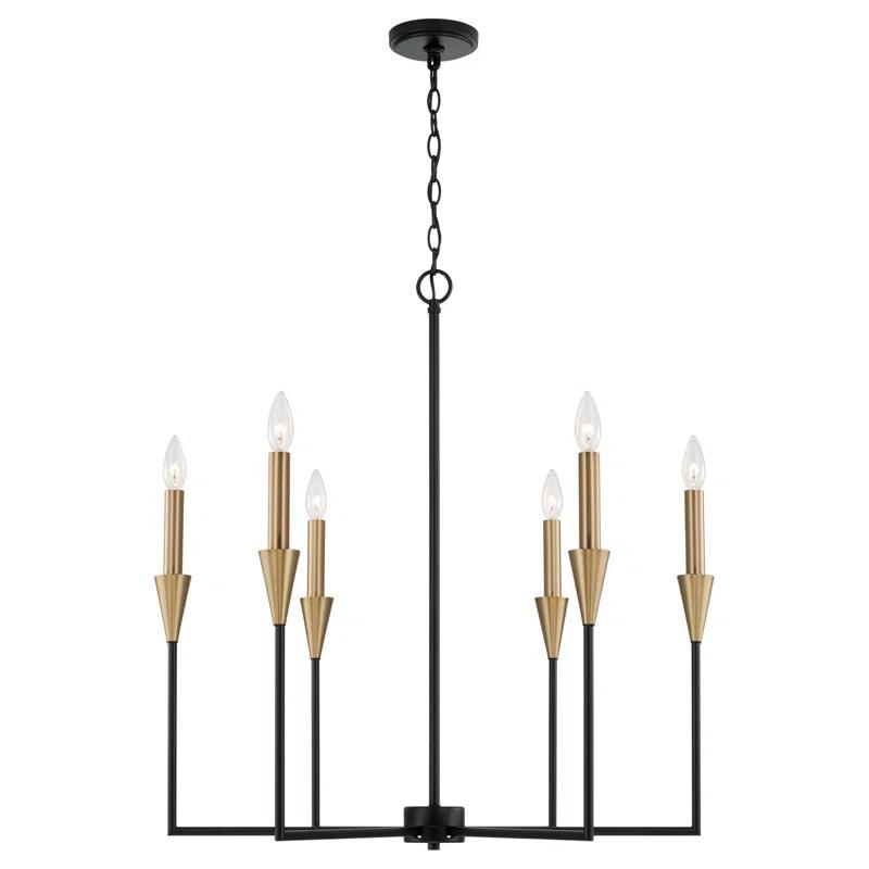 Capital Lighting Avant 6 - Light Dimmable Classic / Traditional Chandelier