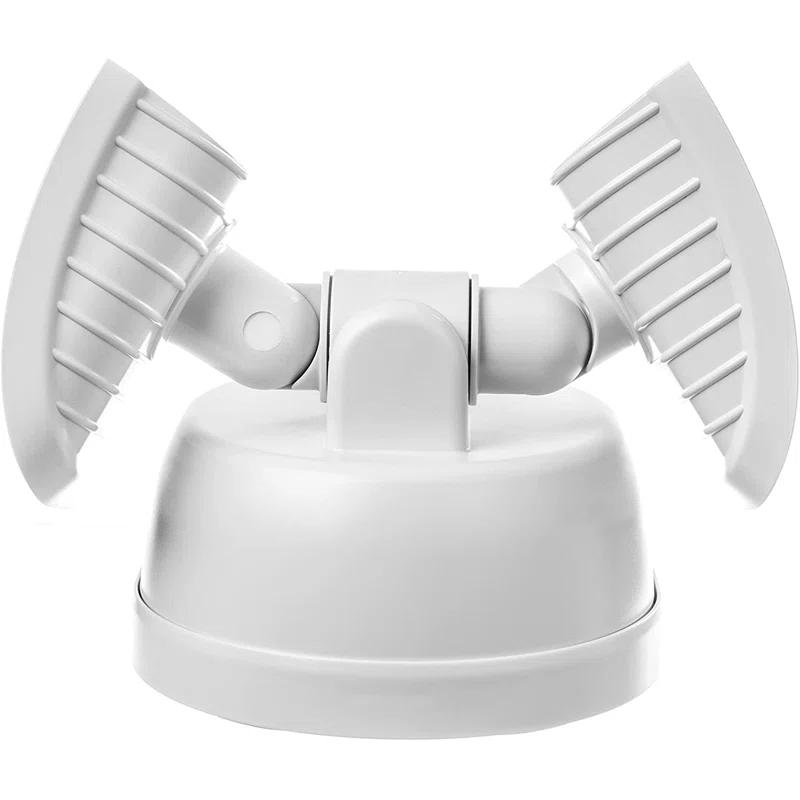 Home Zone Security 2 - Head LED Battery Powered Outdoor Security Flood Light with Motion Sensor