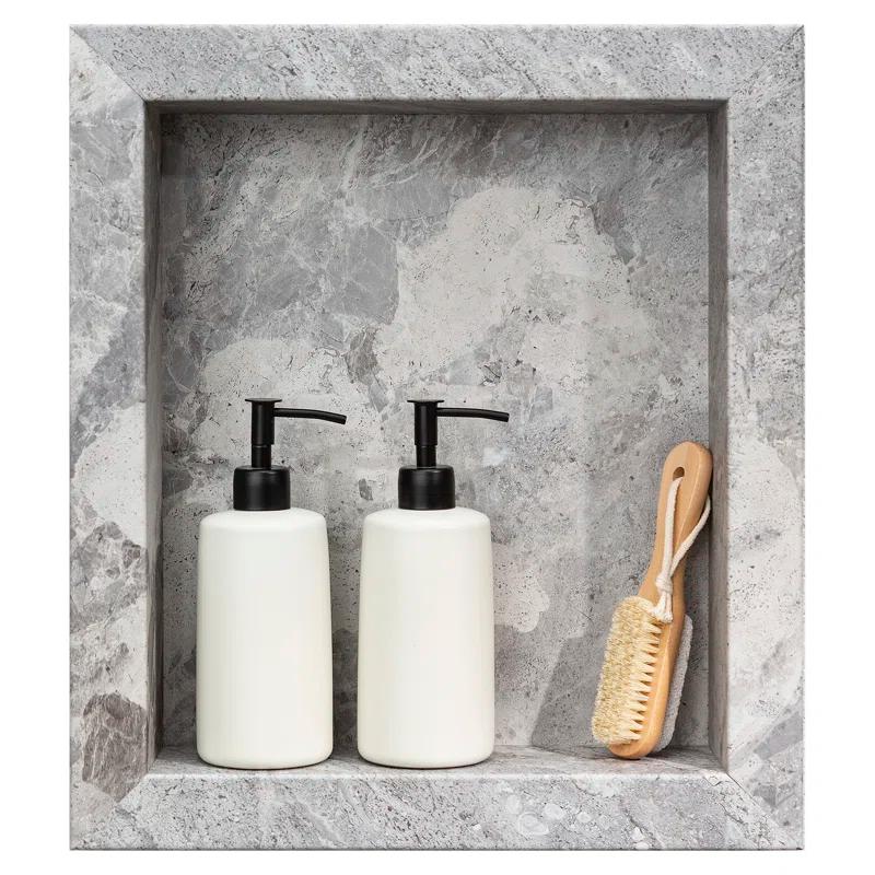 Palisade Palisade 17.5 in. x 15.5 in. Vinyl Waterproof Shower Niche Insert