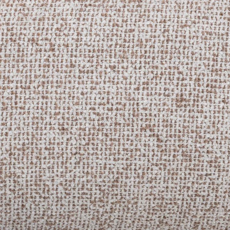 Classic Home Ember 103" Upholstered Fabric Sofa In Cream White