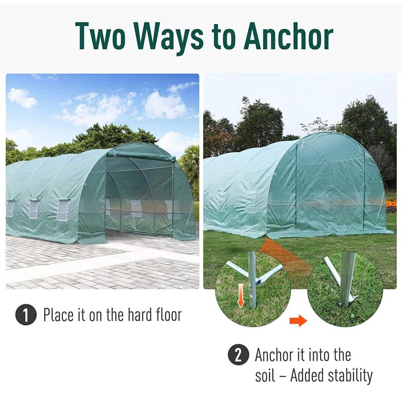 Outsunny 9.75 W x 19.75" D Greenhouse
