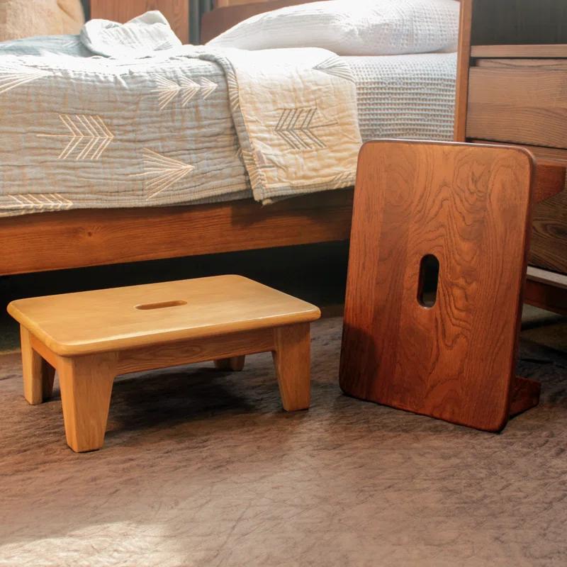 CONSDAN Oak Wood Step Stool