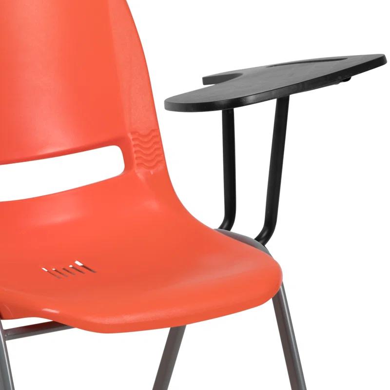 Flash Furniture Westley Ergonomic Shell Chair with Left Handed Flip-Up Tablet Arm