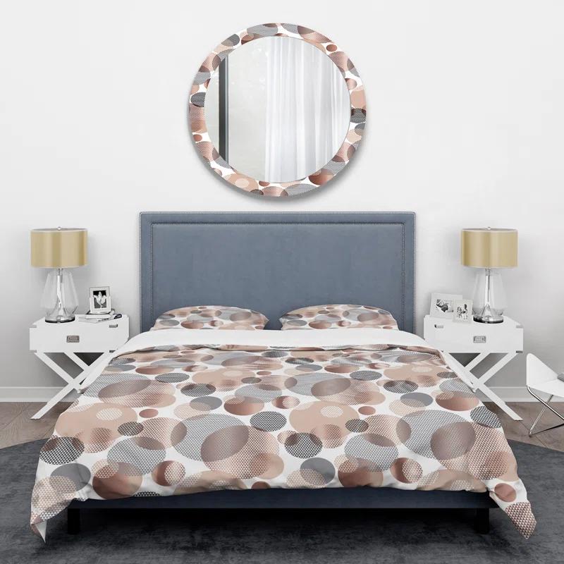 Design Art Modern & Contemporary Twill Geometric Shapes Duvet Cover Set