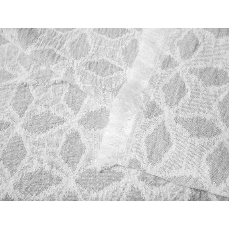 Palomar Fossil Organic Cotton Reversible Throw Blanket