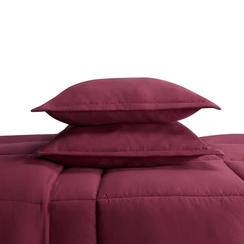 Serta Microfiber 3 Piece Comforter Set