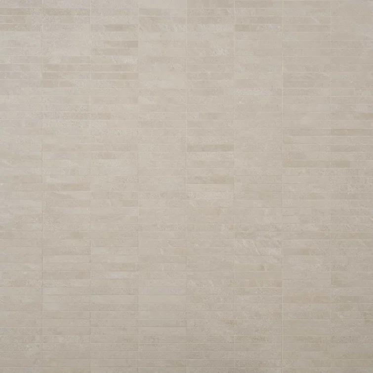 Monolith 11.81 In. X 11.81 In. Stacked Matte Porcelain Mosaic Floor And Wall Tile (5.76 Sq. Ft. / Case)