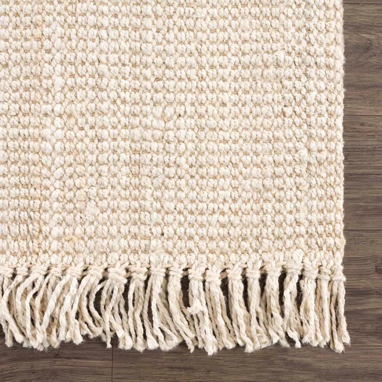Hauteloom Moncton Handmade Jute/Sisal Beige Area Rug