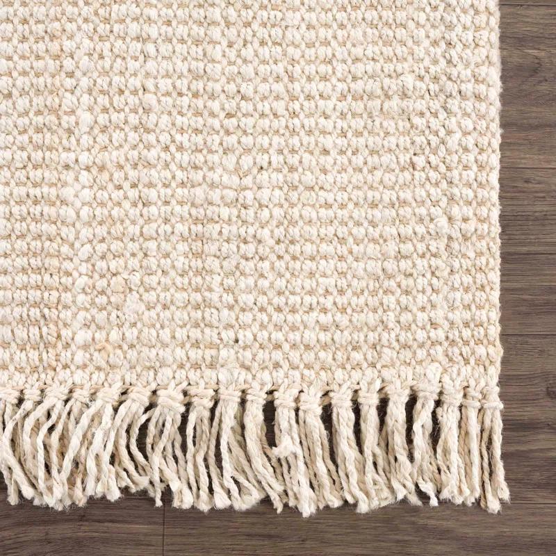 Hauteloom Moncton Handmade Jute/Sisal Beige Area Rug