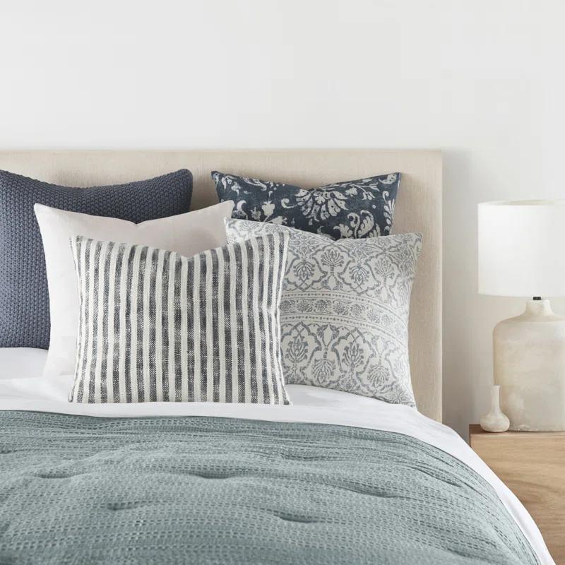 Cotton Throw Square Pillow Cover & Insert