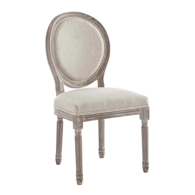 Modway Modway Emanate Vintage French Upholstered Fabric Dining Side Chair