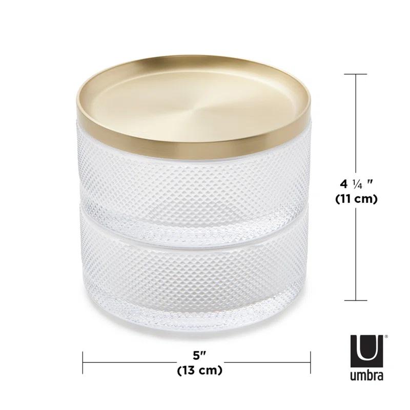 Umbra Tesora Glass Jewelry Storage Box