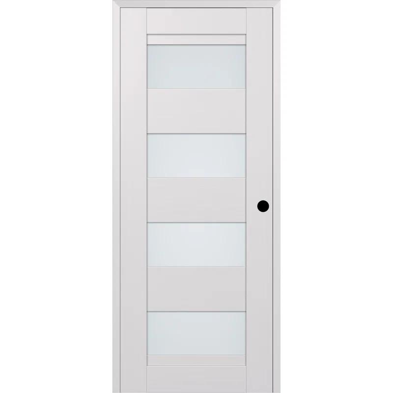 Belldinni Della Solid + Manufactured Wood Paneled Matte Slab Door