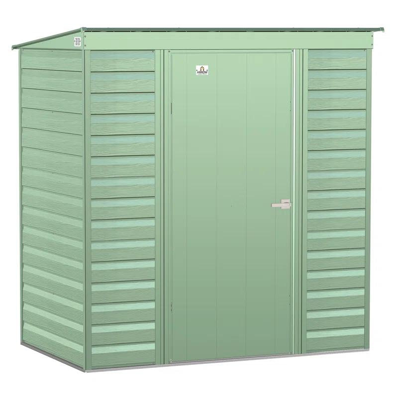 Arrow 6 ft. W x 4 ft. D Steel Horizontal Storage Shed