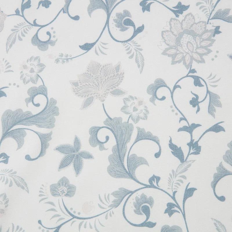 Chanasya Elegant Ultra Soft Floral Microfiber Percale Sheet Set
