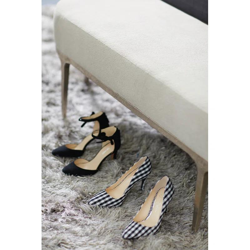 Linea Polyester Upholstered Bench