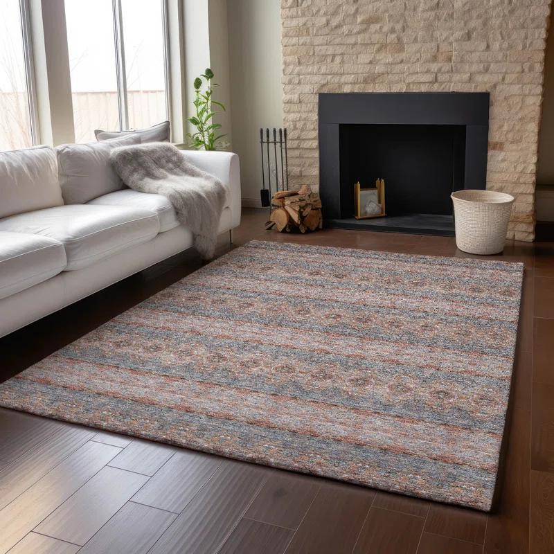 Premium Machine Washable Cerrito Paprika Rug
