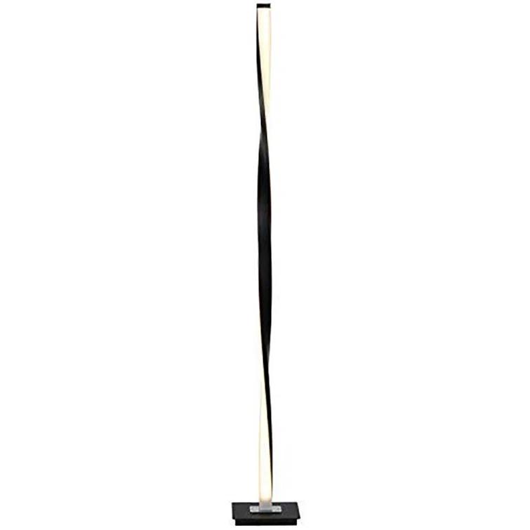Brightech Helix 48 in. Industrial LED Floor Lamp with Built-In 3-Way Dimmer