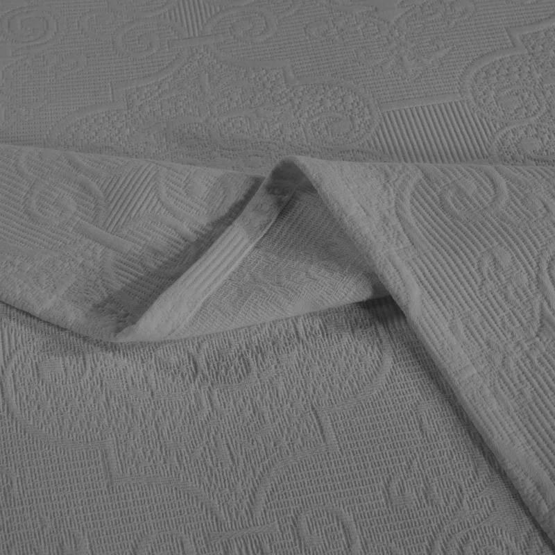 Superior Superior Florin Matelasse Jacquard Scrolling Medallion Cotton Bedspread Set With Pillow Shams