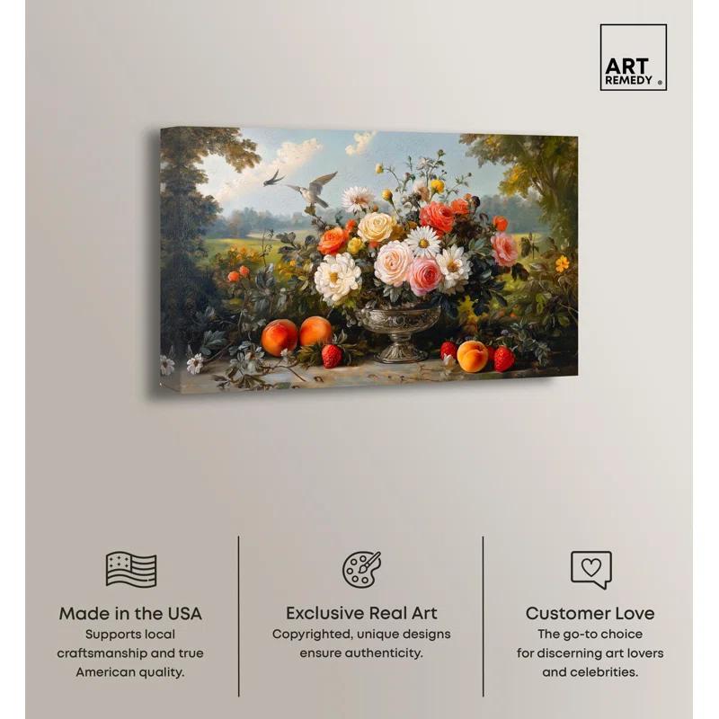 Art Remedy Dreamscape Flora II Canvas Classic Floral Art by Art Remedy