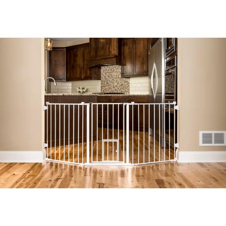 Carlson Pet Products Flexi Pet Gate & Reviews | Wayfair